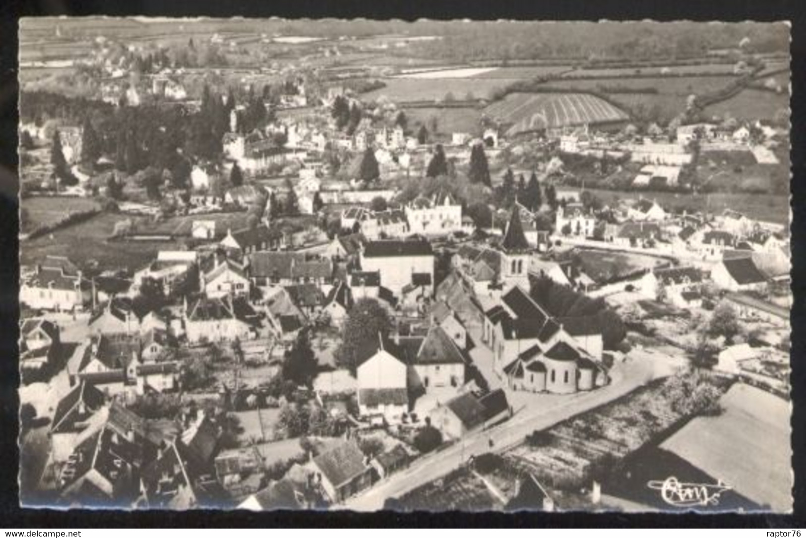 CPSM 58 SAINT HONORE LES BAINS Vue Générale Aérienne - Saint-Honoré-les-Bains