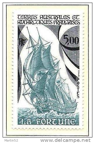 T.A.A.F. 1988: Michel-No. 240 Voilier „La Fortune“ ** MNH - Barcos Polares Y Rompehielos