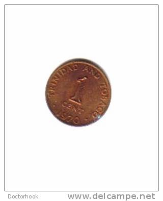 TRINIDAD &amp; TOBAGO   1  CENTS  1970 (KM # 1) - Trinidad Y Tobago