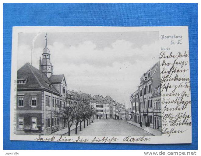 AK RONNEBURG Markt 1900  //  D*5078 - Ronneburg