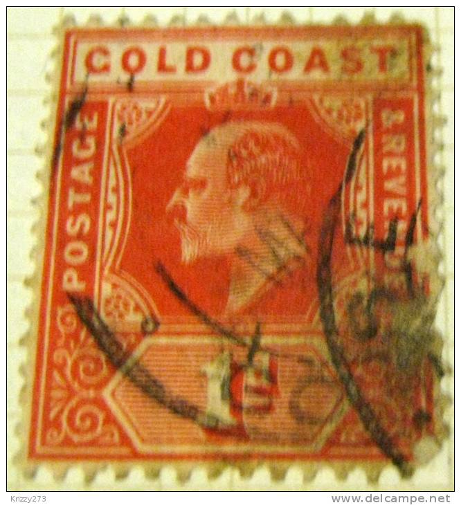 Gold Coast 1902 King Edward VII 1d - Used - Gold Coast (...-1957)