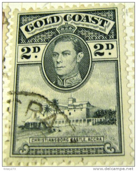 Gold Coast 1938 King George VI Christiansborg Castle Accra 2d - Used - Côte D'Or (...-1957)