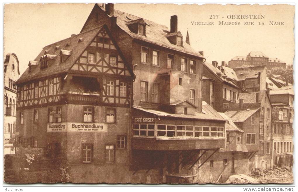 OBERSTEIN - Vieilles Maisons Sur La Nahe - Idar Oberstein