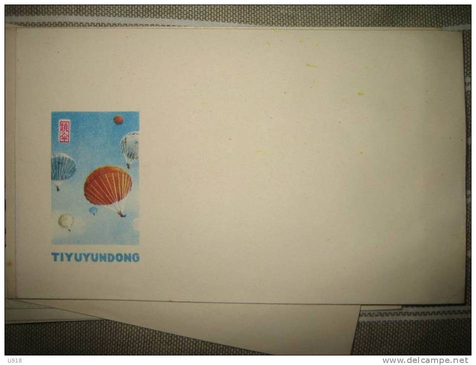 China 1960 Envelope Parachutting - Fallschirmspringen