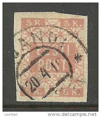 ESTLAND Estonia Estonie 1918 Michel 1 O Nice Cancel Viljandi (Fellin) - Estonie