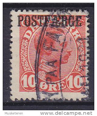 Denmark 1919 Mi. 1    10 Ø König King Christian X. Overprinted POSTFÆRGE - Paquetes Postales