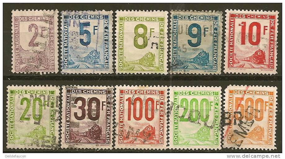 FRANCE - Yvert - "Petits Colis" - 2-4-8-9-10-11-12-23A-24-25 - Cote 23 € - Sonstige & Ohne Zuordnung