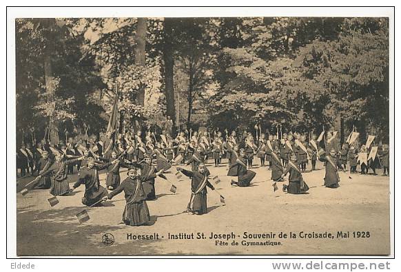 Hoesselt Institut St Joseph Souvenir Croisade Mai 28, Fete Gymnastique Ern .Thill Nels - Höselt