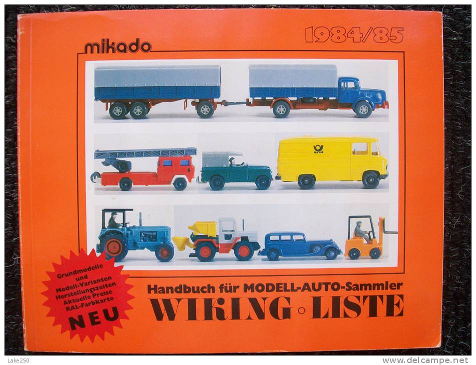 WIKING . LISTE 1984/1985 - Books On Collecting