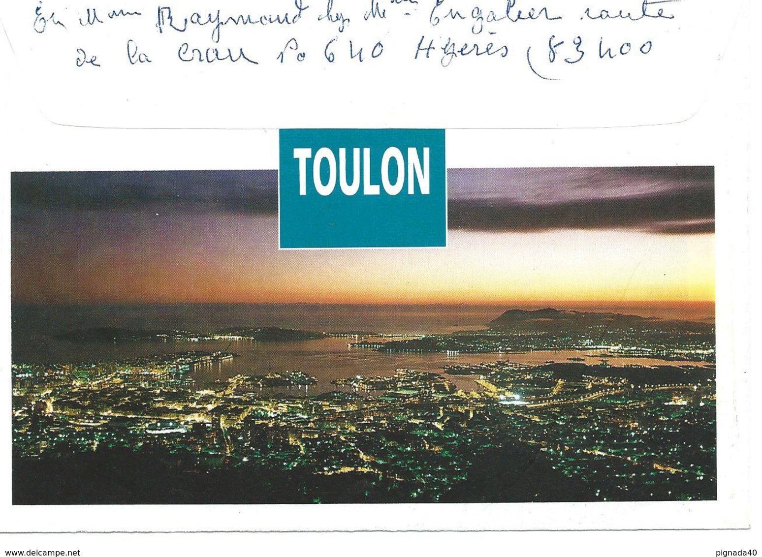 ENVELOPPE , TOULON , Recto-verso - 1961-....