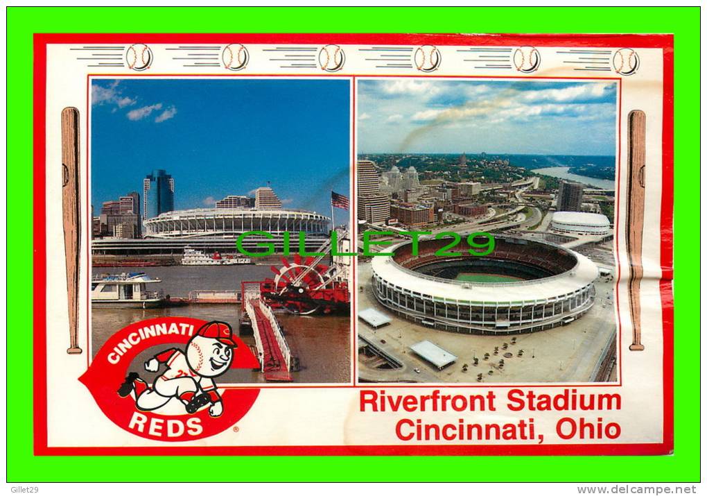 CINCINNATI, OH - RIVERFRONT STADIUM, HOME OF THE CINCINNATI REDS - Cincinnati