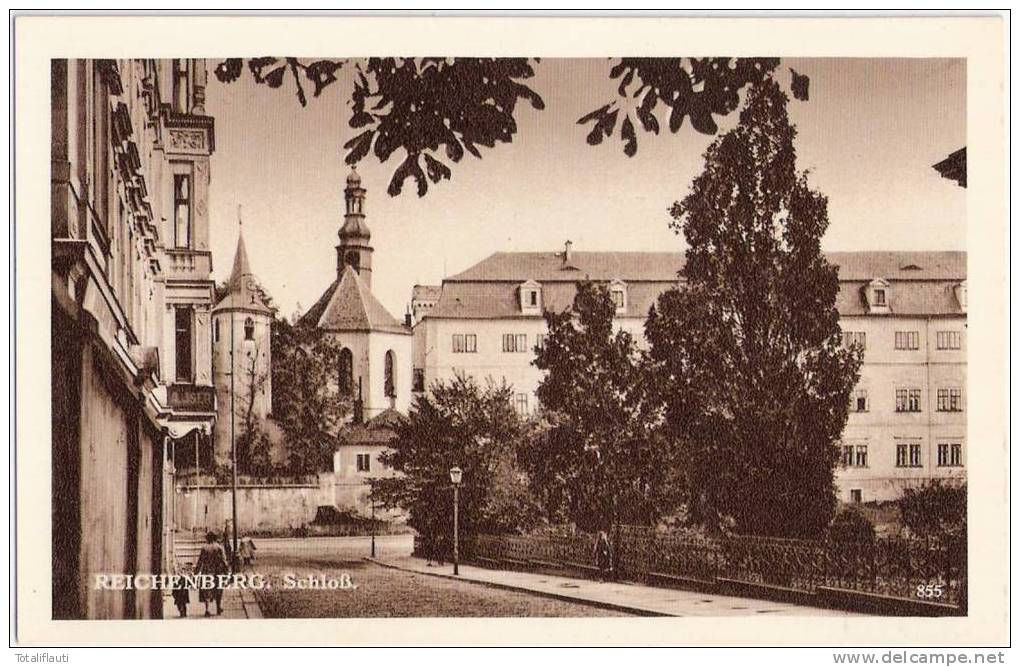 Reichenberg Schloß Braune Fotokarte Liberec TOP-Erhaltung Ungelaufen - Boehmen Und Maehren