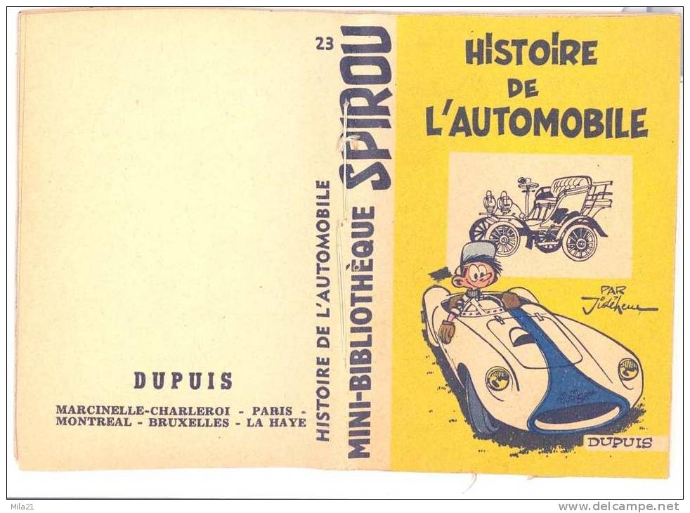 Mini Recit Histoire De L´Automobile - Spirou Magazine