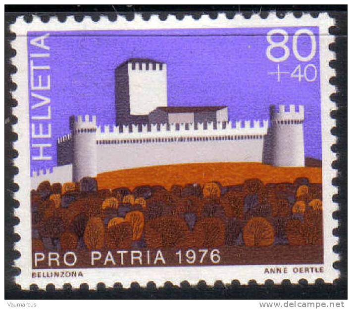 Zu B 173 PRO PATRIA 1976 ** / MNH - Nuovi