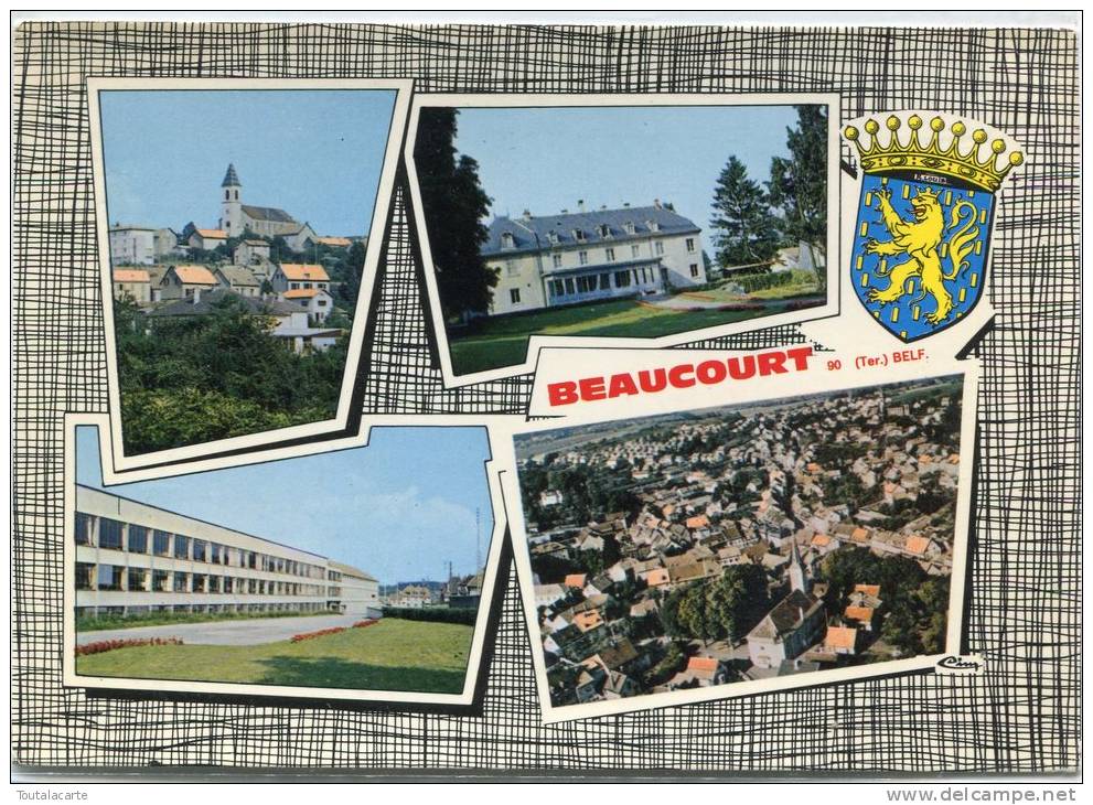 CPSM 90 BEAUCOURT VUE PANORAMIQUE 1978 - Beaucourt