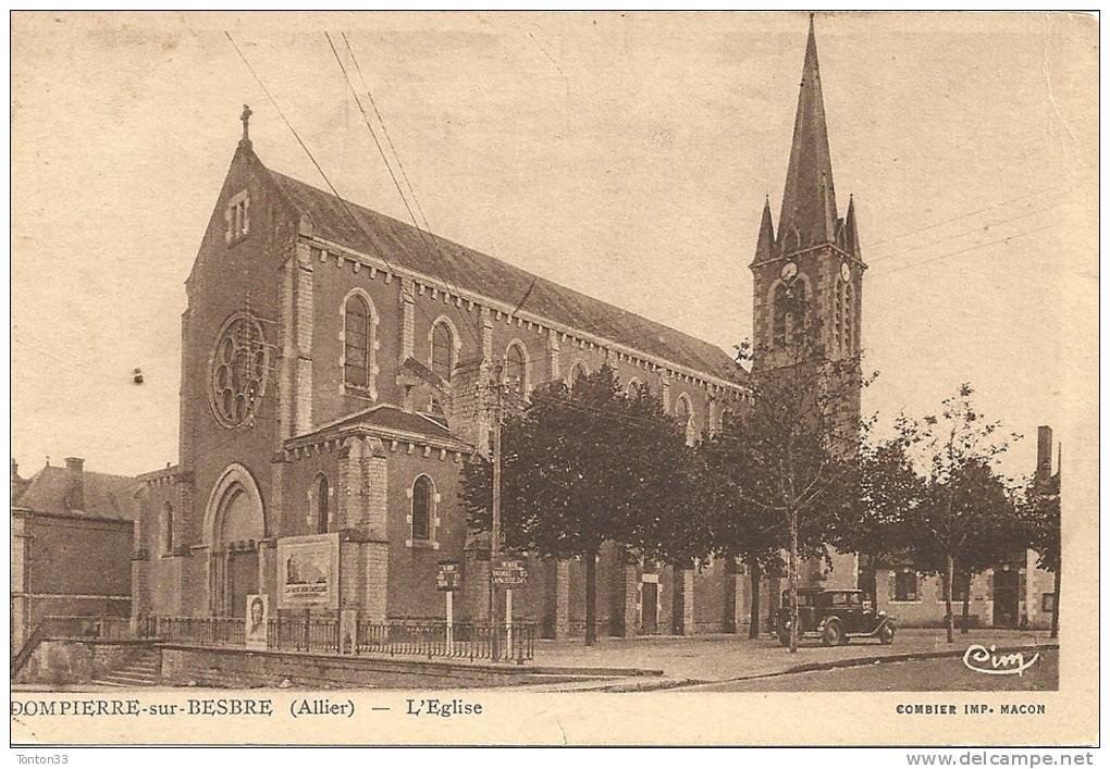 DOMPIERRE SUR BESBRE  - 03 -  Une Belle Vue De L´Eglise   Jl - Autres & Non Classés