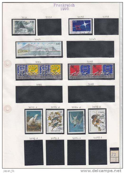 Frankreich 21 Verschiedene Briefmarken - Used - Gebraucht