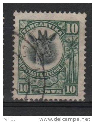 Tanganyika  1922 10c Giraffe Issue #12 - Tanganyika (...-1932)