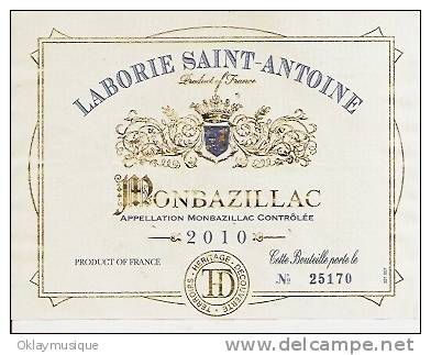 Monbazillac (laborie St Antoine) 2010 - Monbazillac