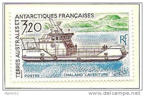 T.A.A.F.1991: Michel-No.271 Chaland L’Aventure“  ** MNH (cote 1.80 Euro) - Polareshiffe & Eisbrecher