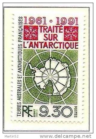 T.A.A.F. 1991: Michel-No. 280 Traité Antarctique  ** MNH (cote 4.60 Euro) - Preservare Le Regioni Polari E Ghiacciai