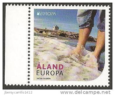 NOVEDAD - ALAND -  EUROPA 2012 -TEMA ANUAL " VISITE ALAND ".- SERIE De 1 V. - DENTADO - 2012