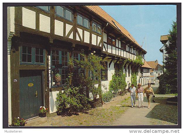 Deutschland PPC Förderstadt Flensburg Der "Künstlerhof" Kaufmannshof Aus Dem 18.Jahrh. FLENSBURG 1993 To Dänemark - Flensburg