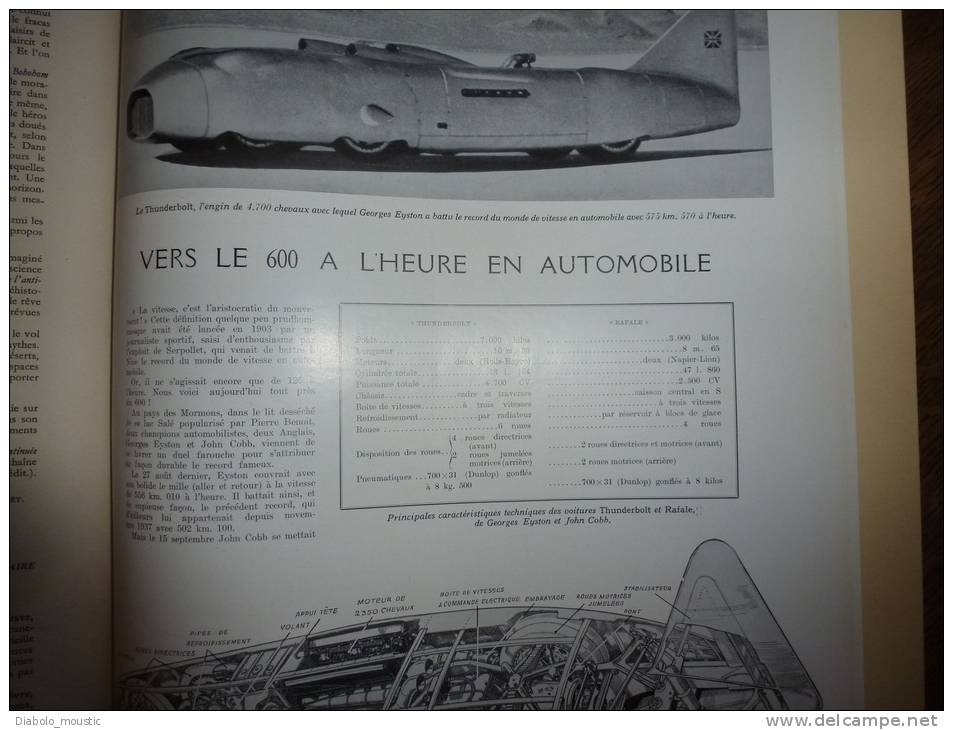 N° 4989 du 15 octobre 1938 : Babylone par le peintre Frémont ; Les étrangers en France; 600 kms à l'heure en automobile