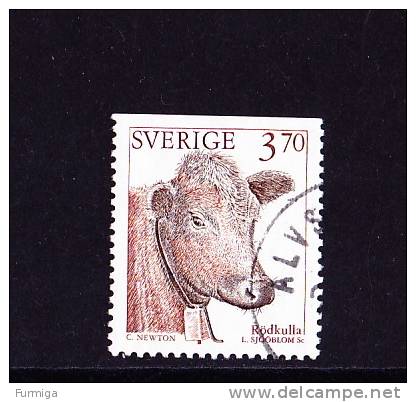 Sweden - 1995 -  1860 - Gebraucht - Used - Kuh - Cow - Vaches