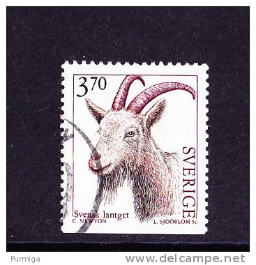 Sweden - 1995 N. 1861, Used -  Goat - Ziege - Capra - Fattoria