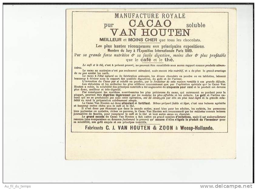 CHROMO VAN HOUTEN , 12.5 X 14.5 - Van Houten