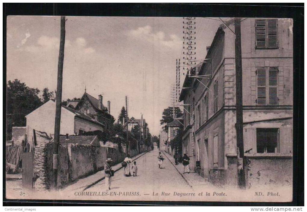 CORMEILLES-en-PARISIS/ La Rue DAGUERRE Et La APOSTE/ ANIMATION -Référence : 1943- - Cormeilles En Parisis
