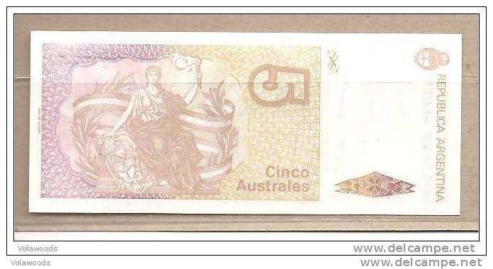 Argentina - Banconota Non Circolata FdS Da 5 Australes P-324b - 1989 - Argentinien