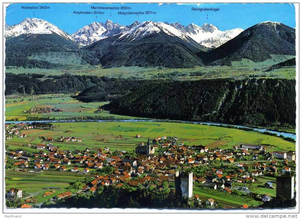 Tirol - Zirl Mit Ruine Pragenstein - Blick Gegen Kalkkögel - 1969 - Sonstige & Ohne Zuordnung