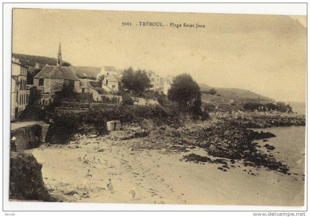 TREBOUL   -  Plage Saint Jean. - Tréboul