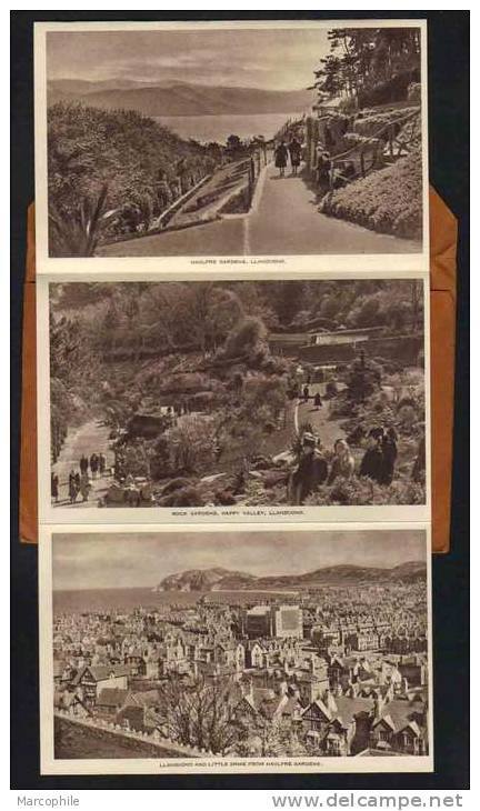 LLANDUDNO - PAYS DE GALLES - WALES / 1956 CARNET COMPLET DE 6 CARTES POSTALES (ref 3332) - Storia Postale