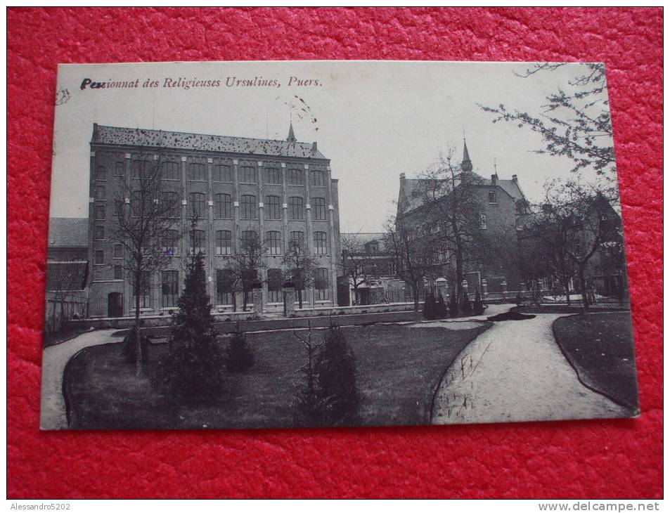 Anvers , Puurs Puers - Pensionnat Des Ursulines 1908 - Puurs