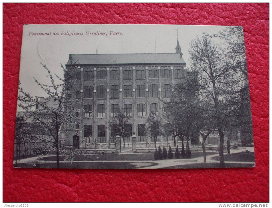 Anvers , Puurs Puers - Pensionnat Des Ursulines 1908 (B) - Puurs