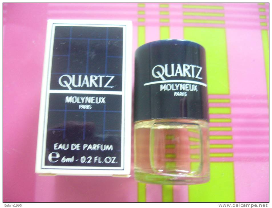 Echantillon Miniature : QUARTZ De MOLYNEUX Edp 6ml Pleine Avec Boite - Miniatures Womens' Fragrances (in Box)