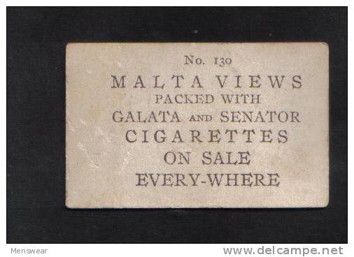 MALTA  - OLD CIGARETTE CARD BY (GALATA & SENATOR ) RAFAEL COTTONER - Autres & Non Classés