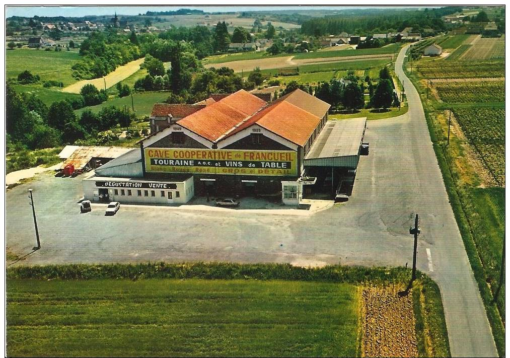 37  BLERE - CAVE COOPERATIVE DE FRANCUEIL - LA GOURMANDIERE - Bléré