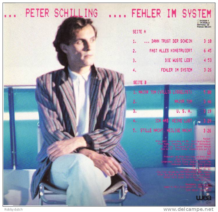 * LP *  PETER SCHILLING - FEHLER IM SYSTEM (Germany 1982 EX-!!!) - Disco, Pop