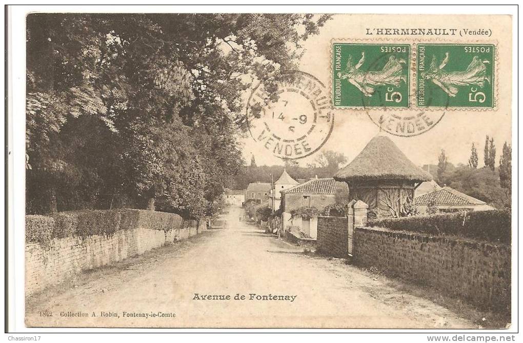 85 -   L´ HERMENAULT  -  Avenue De Fontenay - L'Hermenault