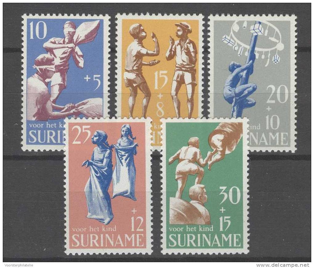 SURINAME 1969 NVPH 522-26 KIND CHILD ENFANT - Suriname ... - 1975