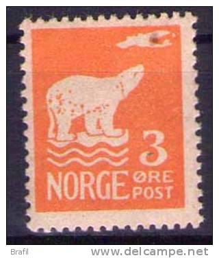 1925 Norvegia, Spedizione Amundsen Nuova 3 O. (*) - Nuovi