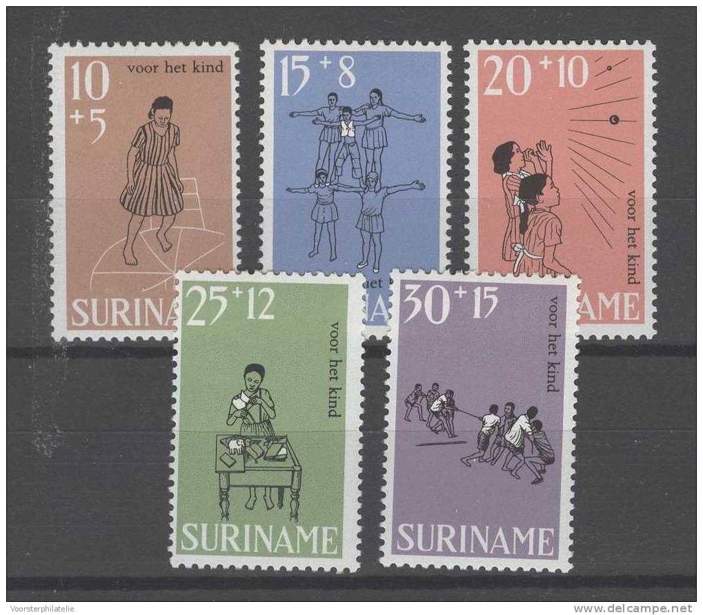 SURINAME 1968 NVPH 505-09 KIND CHILD ENFANT - Surinam ... - 1975