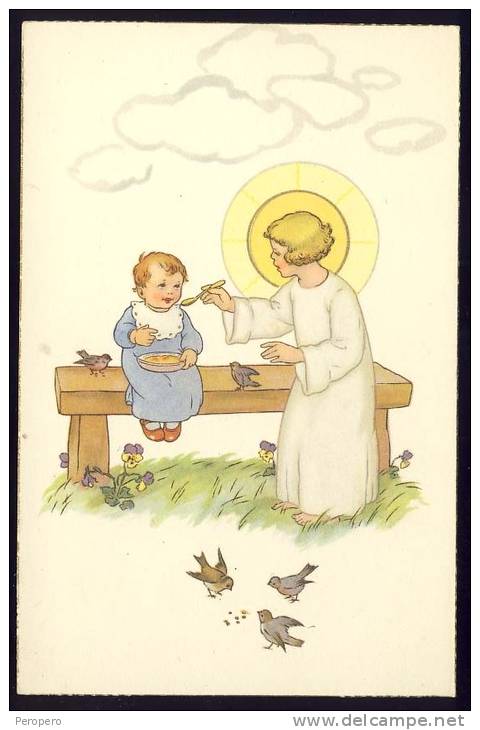 Old Postcard  Children  Kids  Christianity - Other & Unclassified