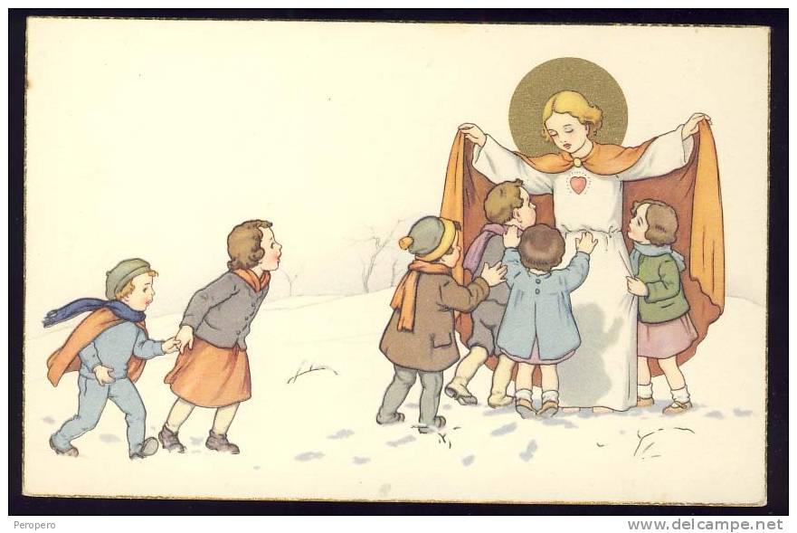 Old Postcard  Children  Kids  Christianity - Other & Unclassified