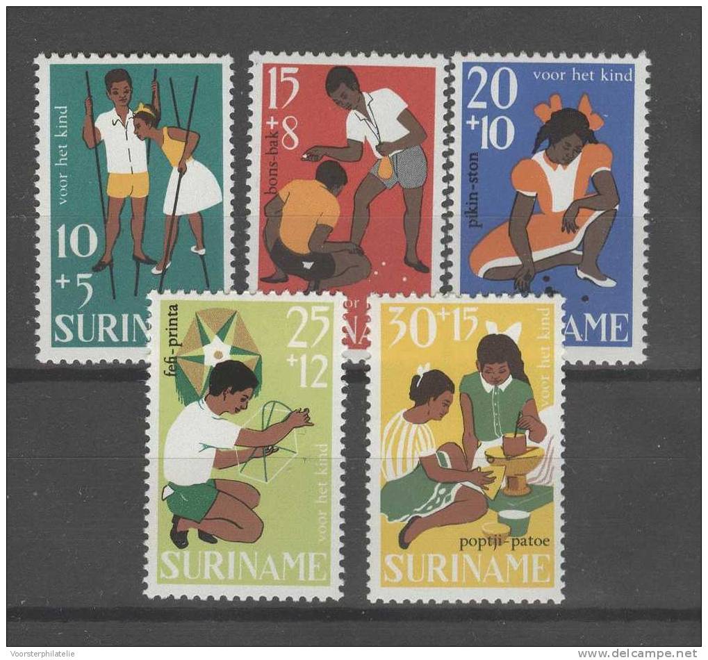 SURINAME 1967 NVPH 484-88 KIND CHILD ENFANT - Surinam ... - 1975