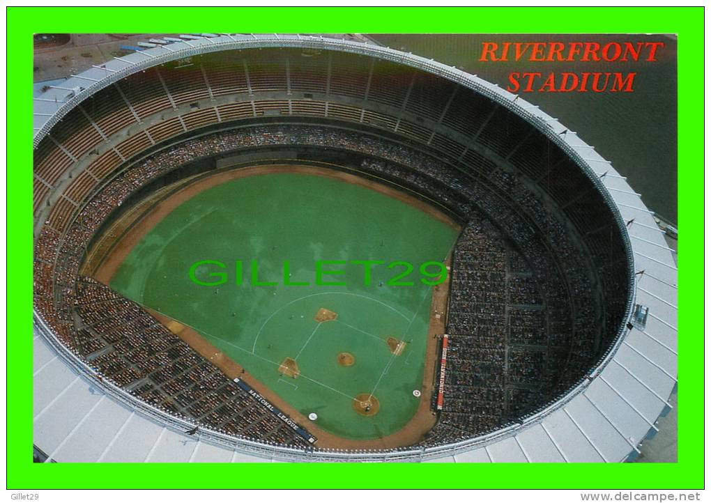 CINCINNATI, OH - RIVERFRONT STADIUM - HOME OF THE CINCINNATI REDS - PHOTO BY JAMES BLANK - - Cincinnati